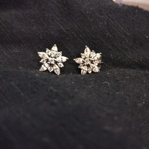 Crystal Snowflake Earrings